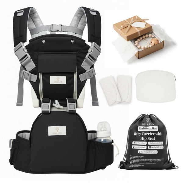 Baby Hip Carrier - Ergonomic Comfort for Parents on the Go - Sosaandpepe