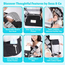 Baby Hip Carrier - Ergonomic Comfort for Parents on the Go - Sosaandpepe